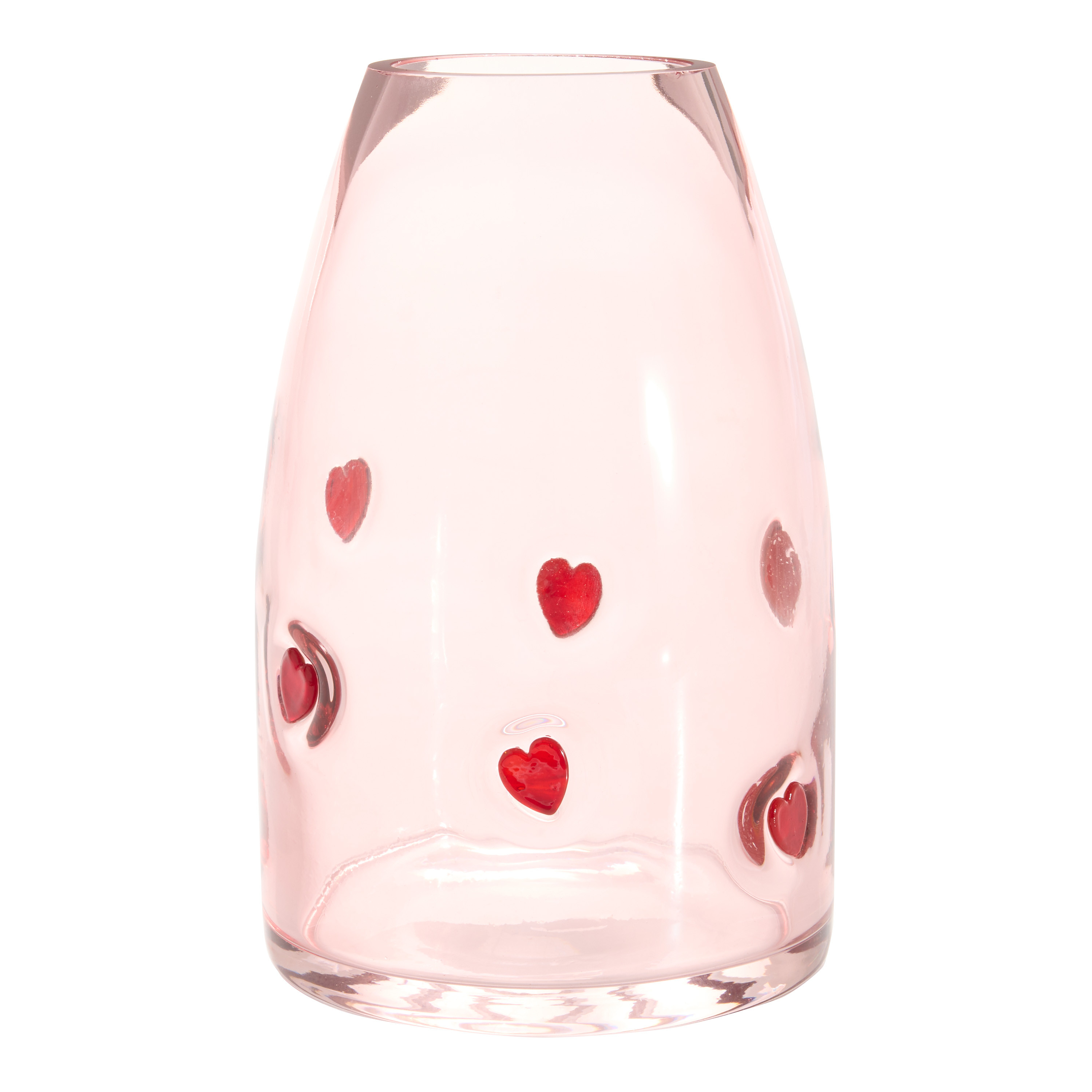 Charm Pink Heart Inlay Vase | World Market
