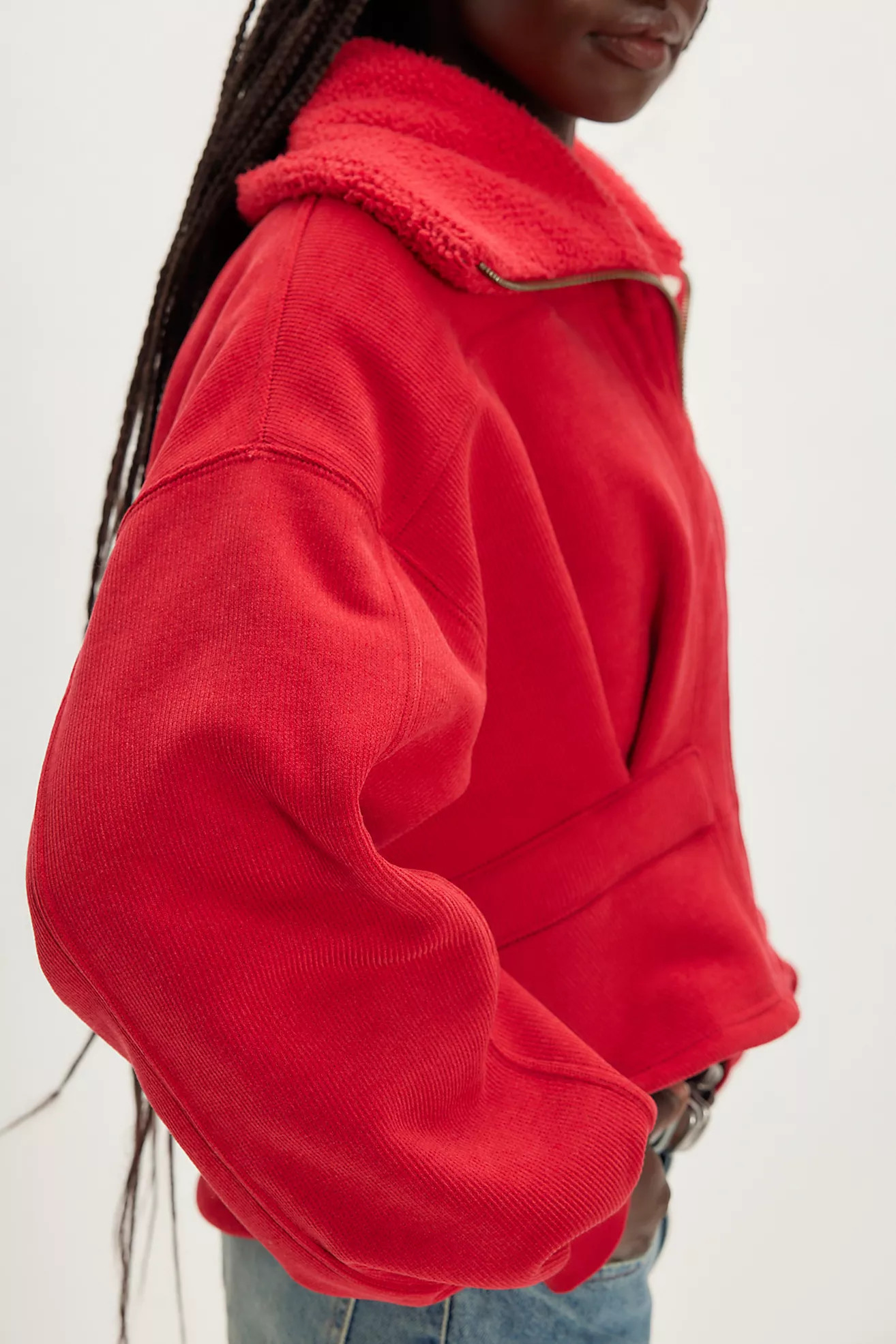 Cora Corded Zip-Up | Free People (Global - UK&FR Excluded)