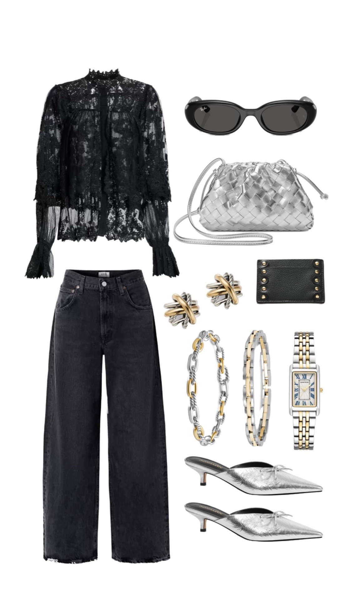 Going out silver two toned outfit inspiration 

#LTKTall #LTKgrwm #LTKootd