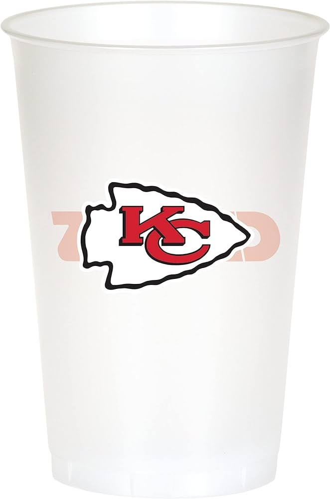 Trendware Kansas City Chiefs Plastic Cups, 24 ct | Amazon (US)