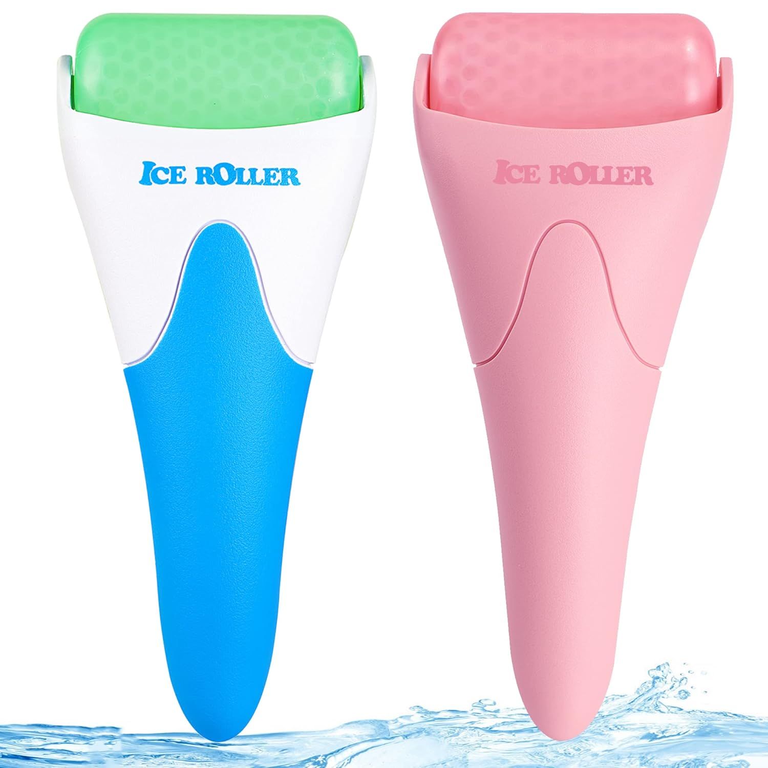 Amazon.com: 2 Pack Ice Rollers for Face, Eyes and Whole Body Relief, Face Roller Skin Care Tool f... | Amazon (US)