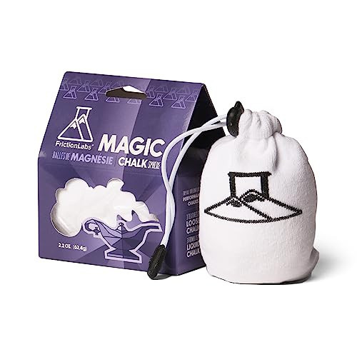 FrictionLabs Magic Chalk Ball, 2.2 oz - Premium Gym Chalk In Refillable Sock - Non Toxic - Great for Climbing, Gymnastics, Weightifting, Crossfit, Pool, Training | Amazon (US)
