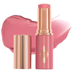 Charlotte Tilbury Unreal Lip + Cheek Glow Blush Stick with Hyaluronic Acid Peach Glow 0.31 oz/9 mL | Sephora (US)