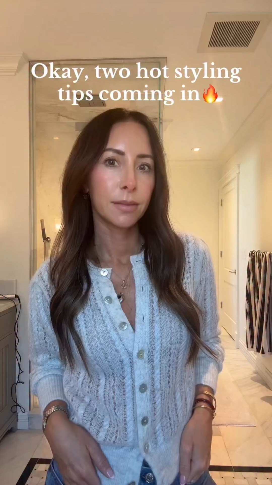 Two hot styling tips coming in 🔥 If your vintage denim runs a little big at the waist (thank you @courtneygrow for this one), here’s an easy fix — and a favorite styling hack: when your top leans feminine, balance it with a looser, more relaxed silhouette on the bottom. Effortless proportions make all the difference. 

Comment “shop” and I'll send you the links! 🛍️

#styletips #styletipsforwomen #howtowear #stylingtips #stylingtipsandtricks #styleover40 #casualstyle #momstyleinspo #easyoutfit #fashioncontent #fashionforwoman #easystyling

#LTKootd #LTKOver40 #LTKStyleTip