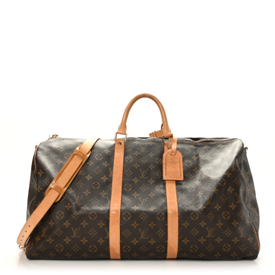 LOUIS VUITTON Monogram Keepall Bandouliere 55 | FASHIONPHILE (US)
