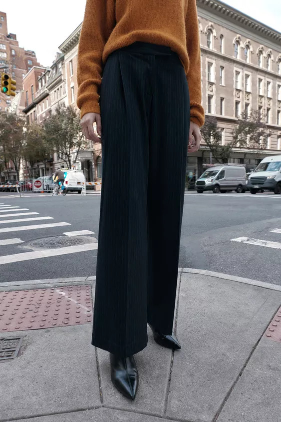 HIGH-WAISTED WIDE-LEG PANTS | Zara US
