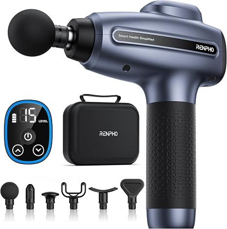 RENPHO Massage Gun Deep Tissue, Percussion Muscle Massage Gun for Athletes Men Women, Electric Ha... | Amazon (US)