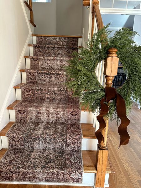 My $73 stairway makeover! this Loloi x Amber Lewis runner was the perfect solution to making my stairs less slippery for my dogs to go down. Looove!

#LTKCyberWeek #LTKsalealert #LTKfindsunder100