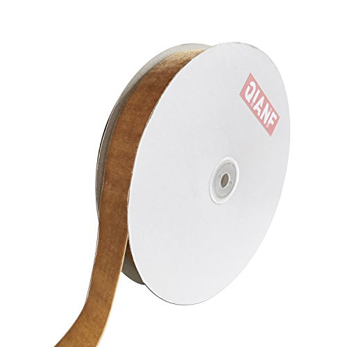 QIANF Vintage Khaki Velvet Ribbon, 1 Inch X 25Yd | Amazon (US)
