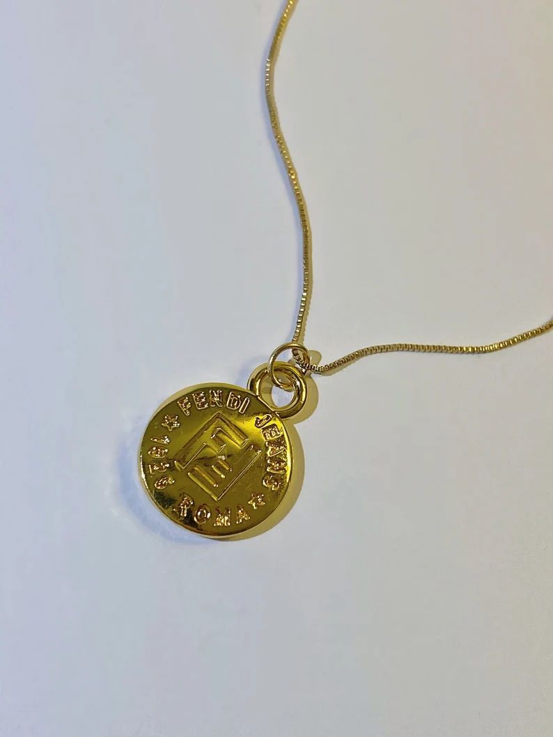 Reworked Designer Necklace in Gold | Etsy | Etsy (US)