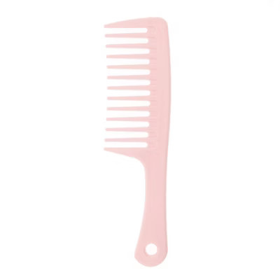 Unique Bargains Durable Comfortable Wide Tooth Comb 1 Pc Light Pink | Target