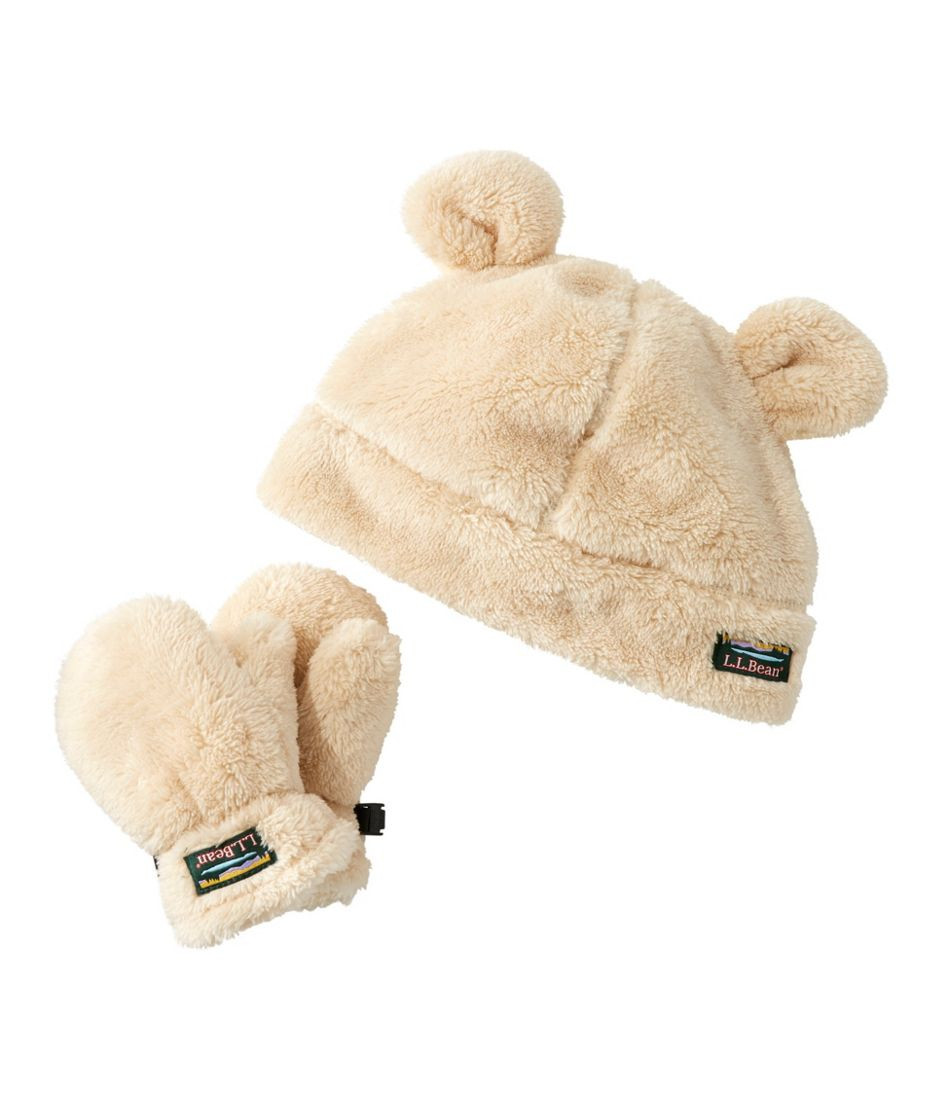 Toddlers' Hi-Pile Hat and Mitten Set | L.L. Bean