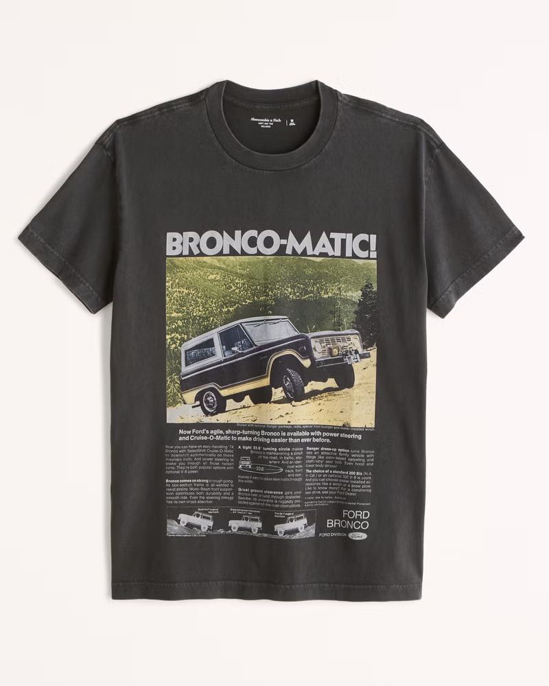 Men's Mustang Graphic Tee | Men's Tops | Abercrombie.com | Abercrombie & Fitch (US)