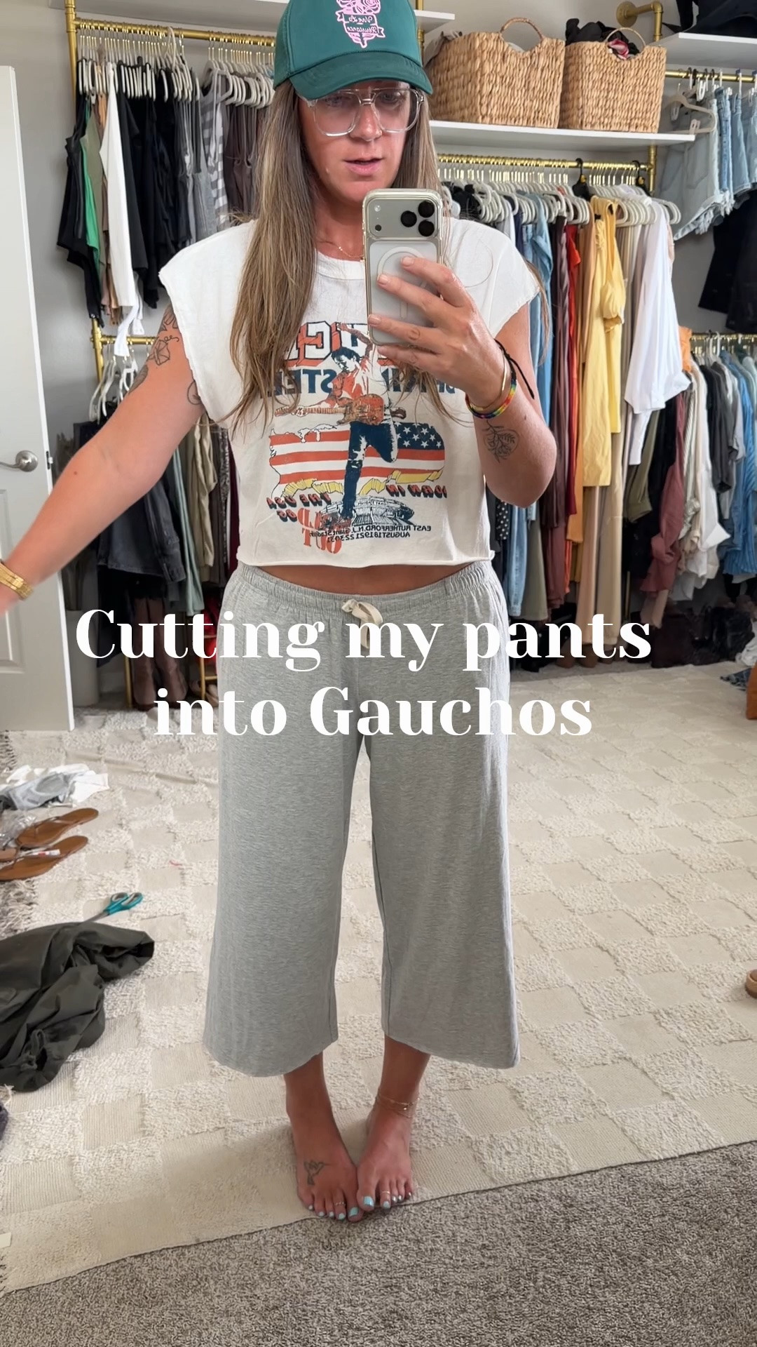 XL tee, large pants

#LTKTall #LTKOver40