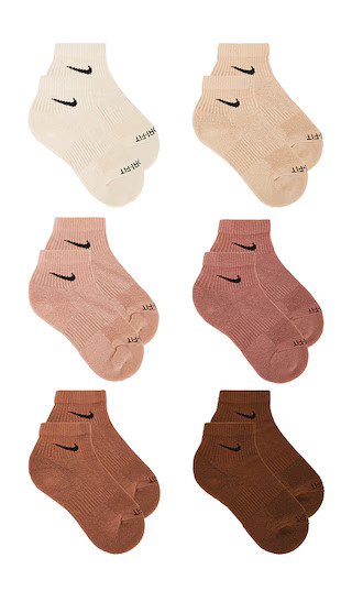 Training 6 Pack Ankle Socks in Multi Color | Revolve Clothing (Global)