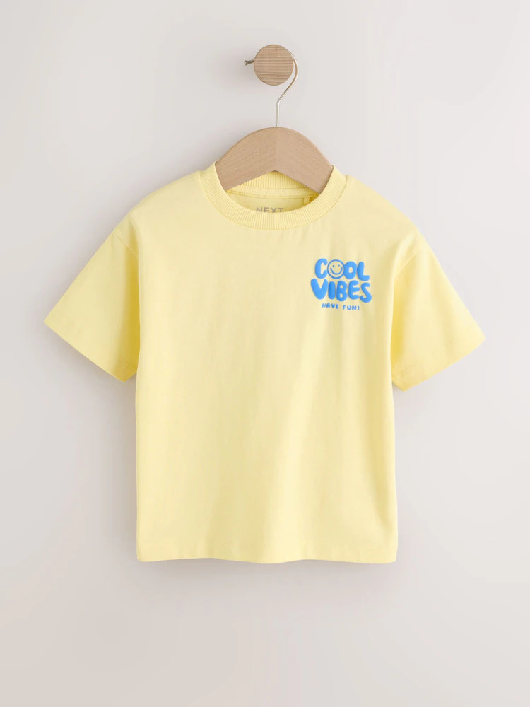 Blue Cool Vibes Short Sleeve Graphic T-Shirt (3mths-7yrs) | Next US