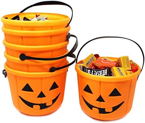 JOYIN Halloween Trick or Treat Pumpkin Bucket Jack O Lantern Candy Basket Halloween Party Supplie... | Amazon (US)