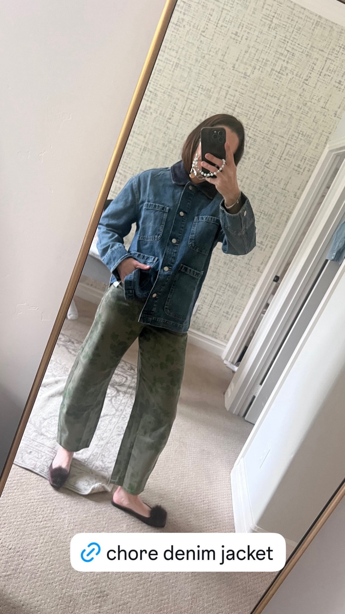 Cool girl style, barrel jeans, farm jacket, green outfit, perfect white tee, gap factory, gap outfit, barn jacket 

#LTKdayinmylife #LTKootd #LTKOver40
