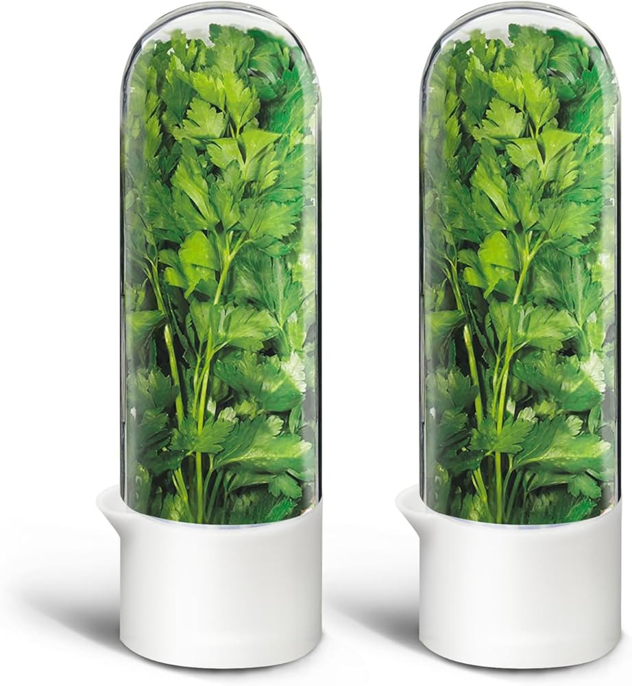 Herb Keeper for Refrigerator, Herb Saver for Refrigerator, Cilantro Container, Vegetable Preserva... | Amazon (US)