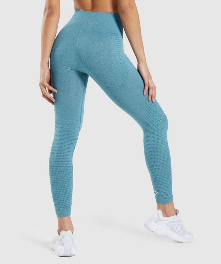 Gymshark Vital Seamless 2.0 Leggings - Tahoe Teal/ Marl | Gymshark (Global)
