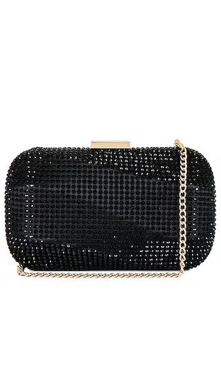 Mae Hotfix Clutch in Black | Revolve Clothing (Global)