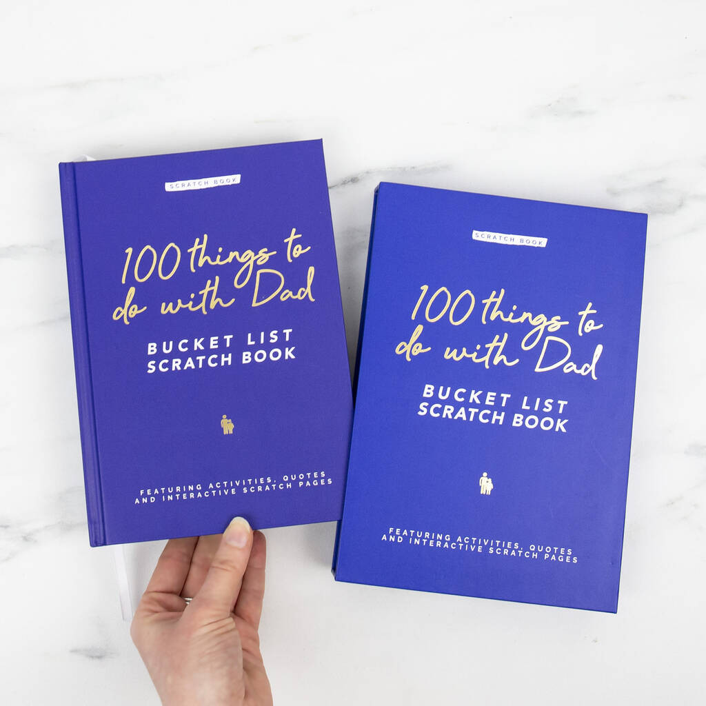 Bucket List Scratch Book Dad Edition | Not On The High Street