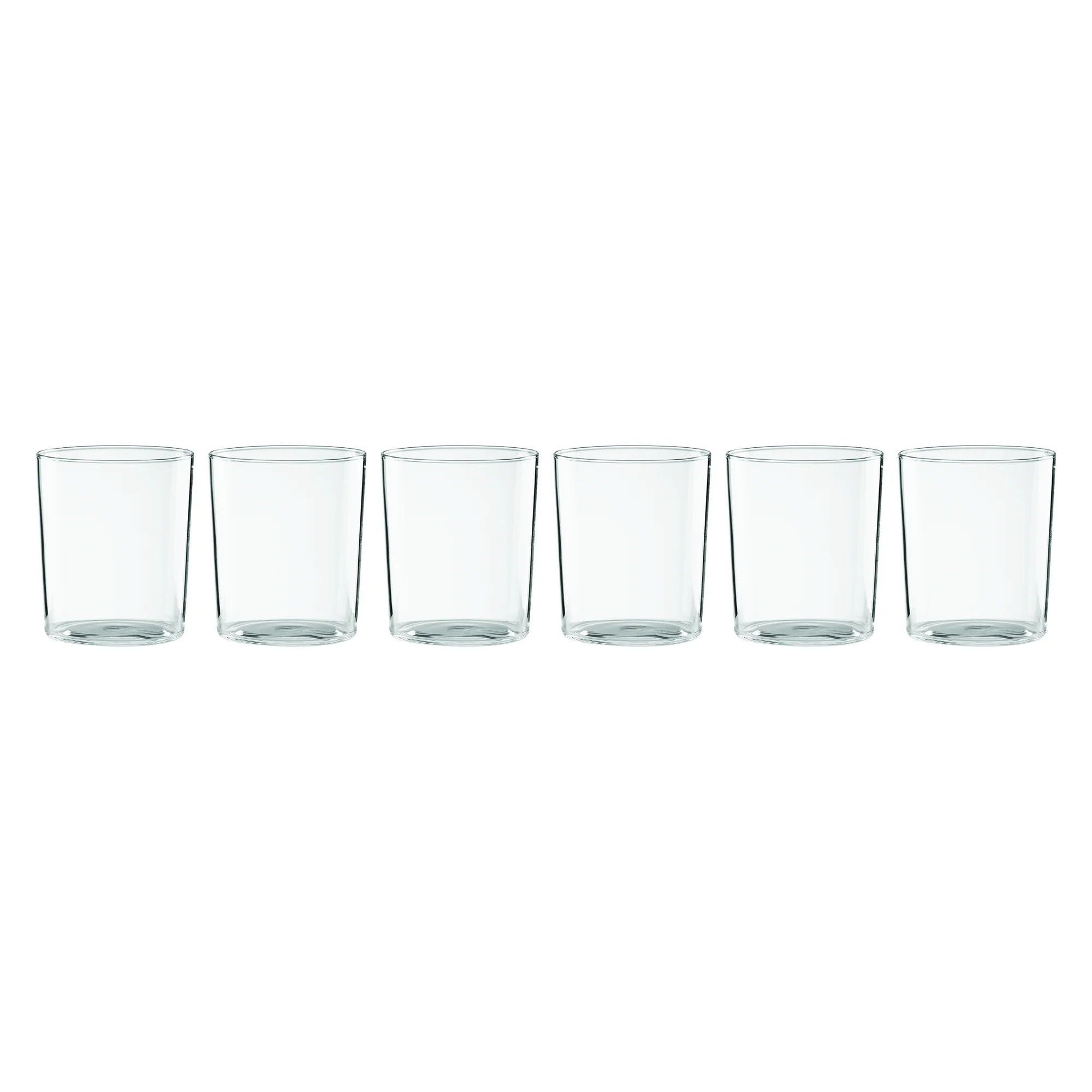 Oneida Entertain 365 16 oz Stackables Clear Tall Glasses (Set of 6) | Walmart (US)