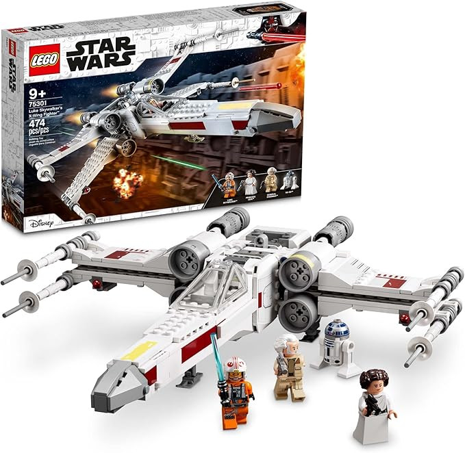 LEGO Star Wars Luke Skywalker's X-Wing Fighter 75301 Building Toy Set for Kids, Boys, and Girls A... | Amazon (US)
