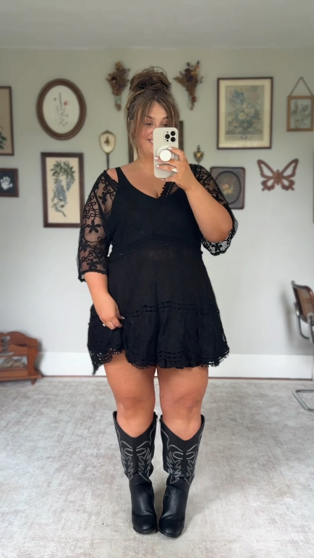 I loveeee wearing these lace cover ups as dresses sm 🖤

#LTKPlusSize #LTKMidsize #LTKootd