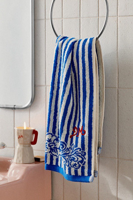 Damson Madder Cotton Woven Hand Towels | Anthropologie (US)