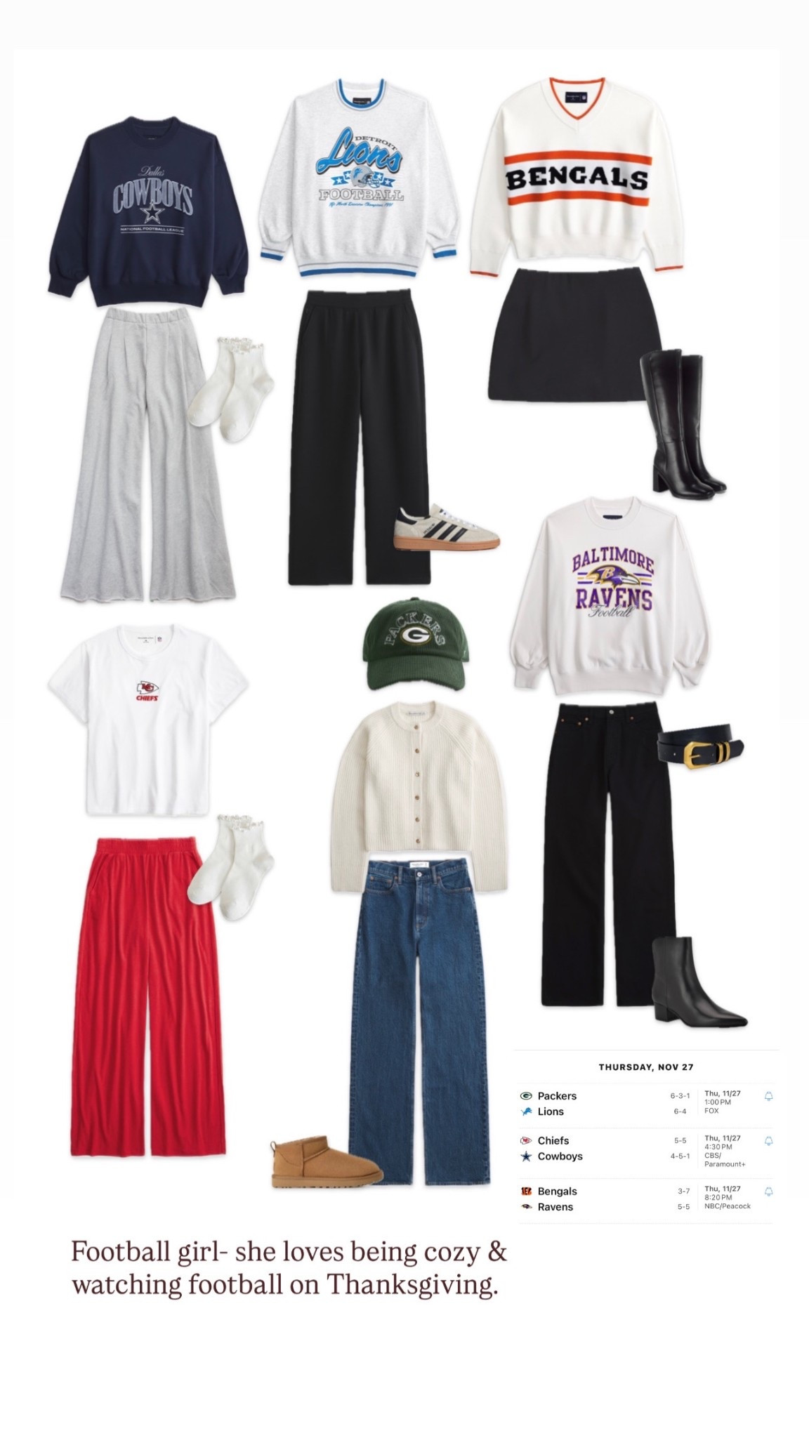 Game day outfits 

#LTKootd #LTKSeasonal #LTKHoliday