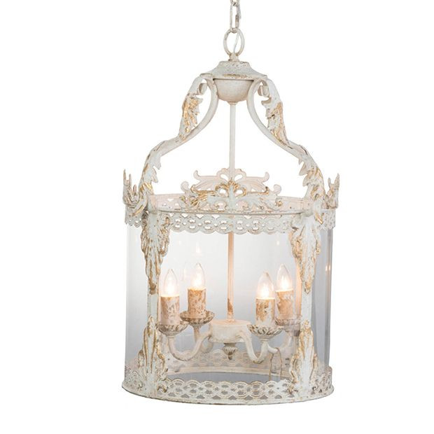Gilded Glamour 4 Light Chandelier | Antique Farm House