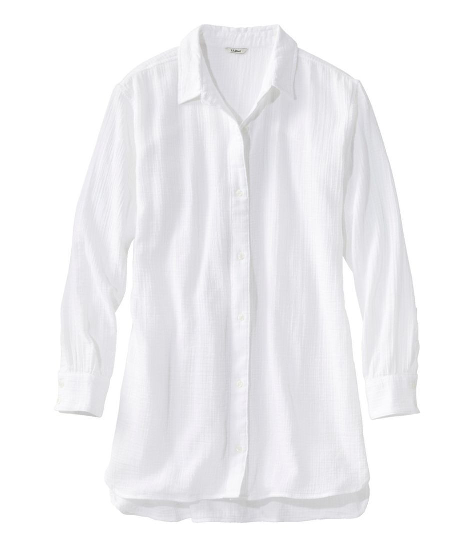 Women's Cloud Gauze Cover-Up Shirt | L.L. Bean