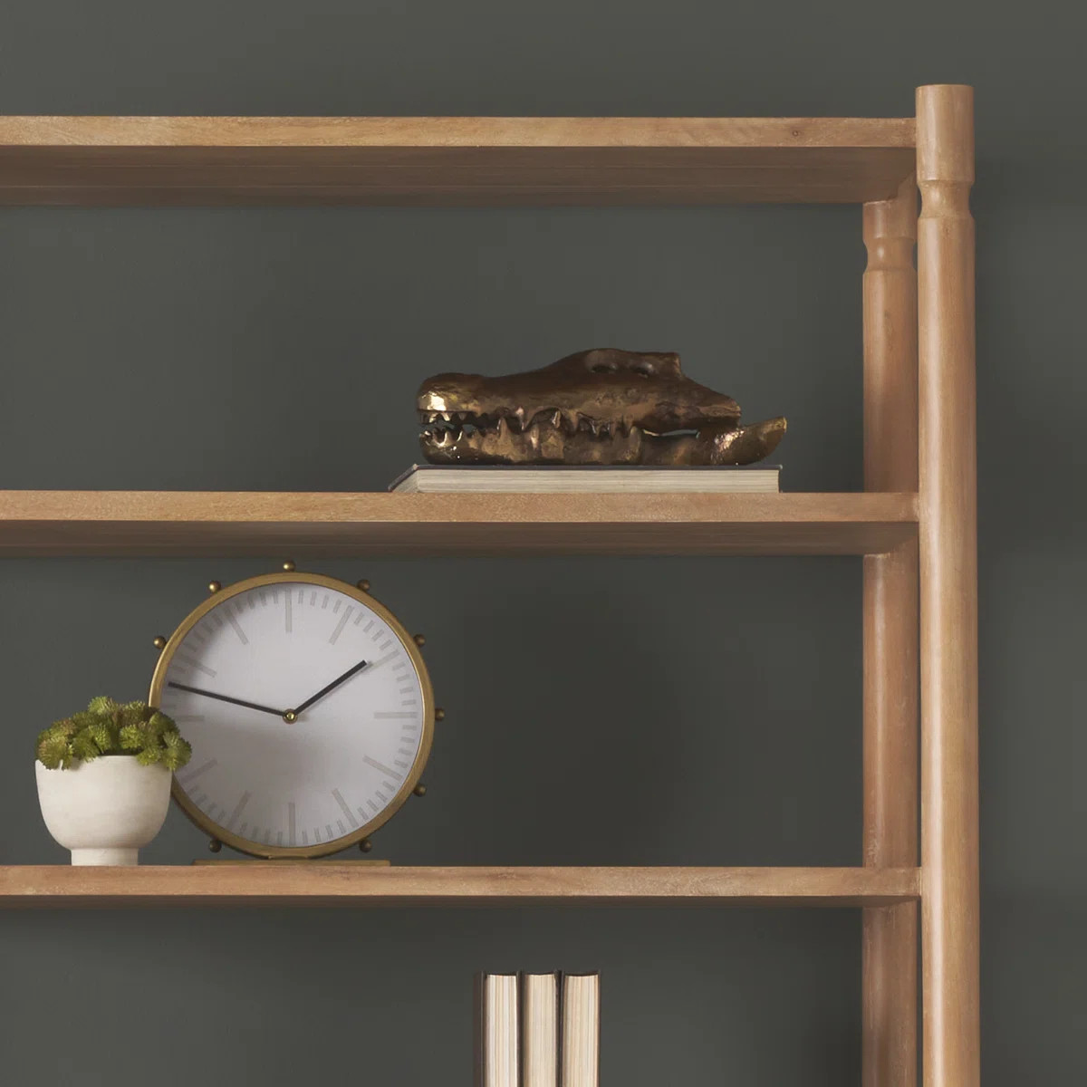 Waylon Modern & Contemporary No Numbers Metal Quartz Movement / Crystal Tabletop Clock | Wayfair North America