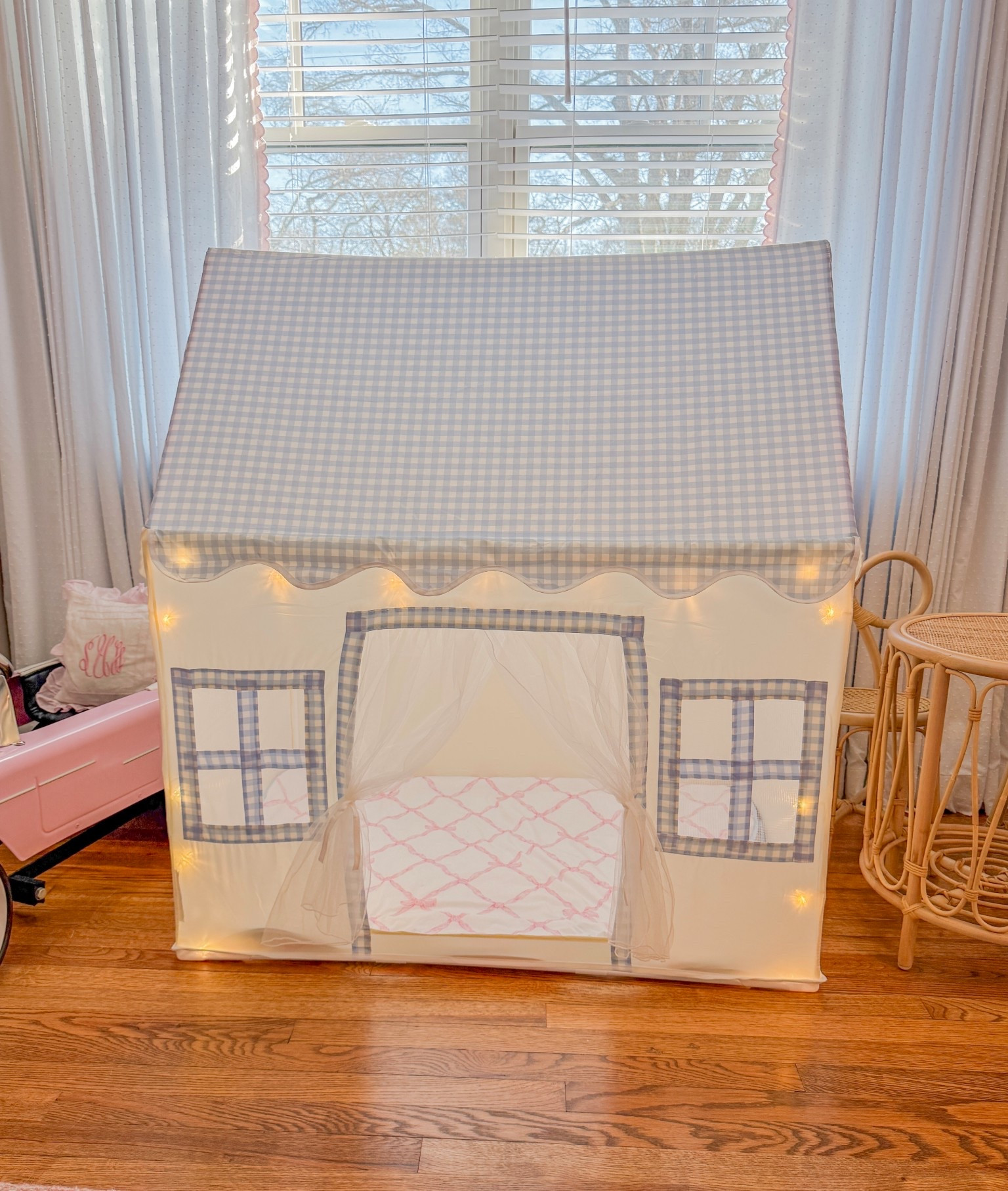 scalloped gingham play tent for littles 🫶🏼

#LTKKids