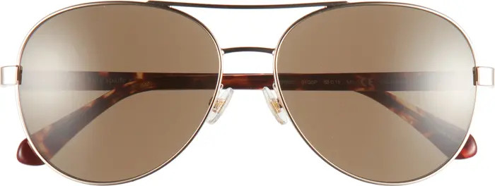 kate spade new york averie 58mm gradient aviator sunglasses | Nordstrom | Nordstrom