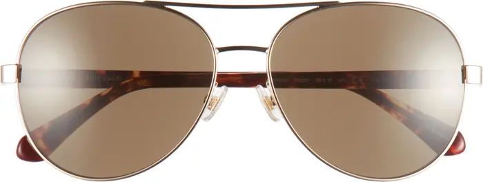 kate spade new york averie 58mm gradient aviator sunglasses | Nordstrom | Nordstrom
