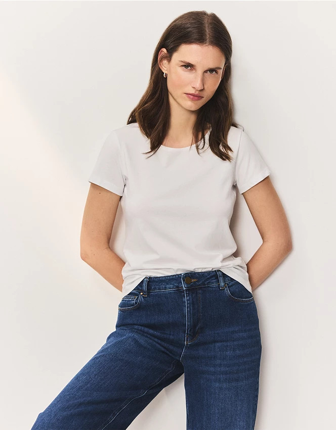 Essential Short Sleeve T-Shirt | The White Company (UK)