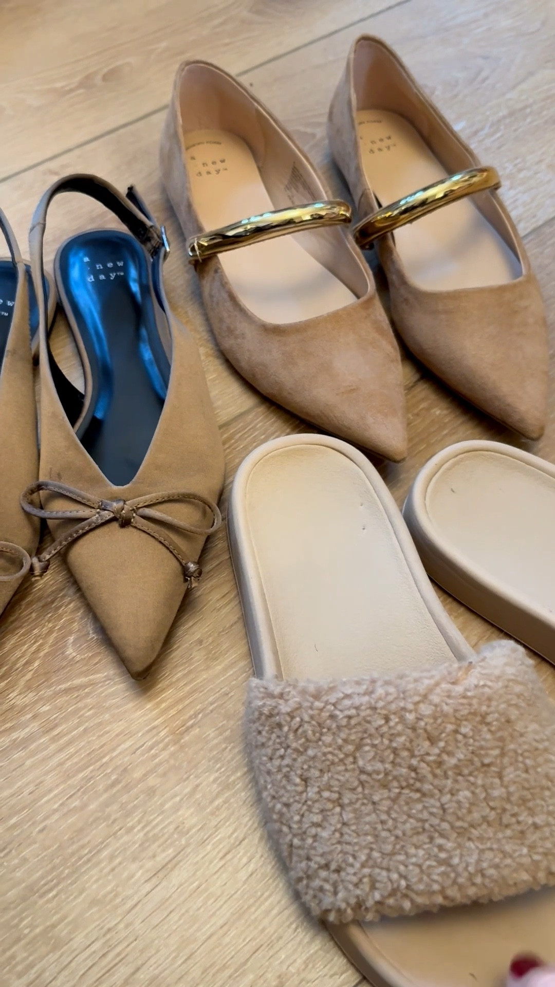 Sherpa slides TTS. Flats size down. Target sale, target shoes.

#LTKSaleAlert #LTKFindsUnder50 #LTKShoeCrush