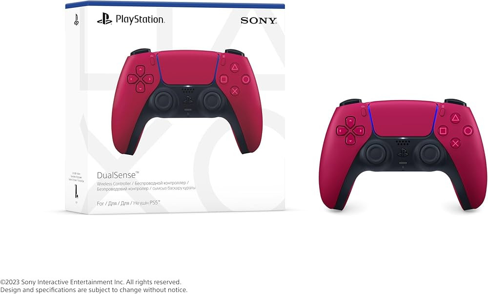 PlayStation DualSense Wireless Controller – Cosmic Red | Amazon (US)