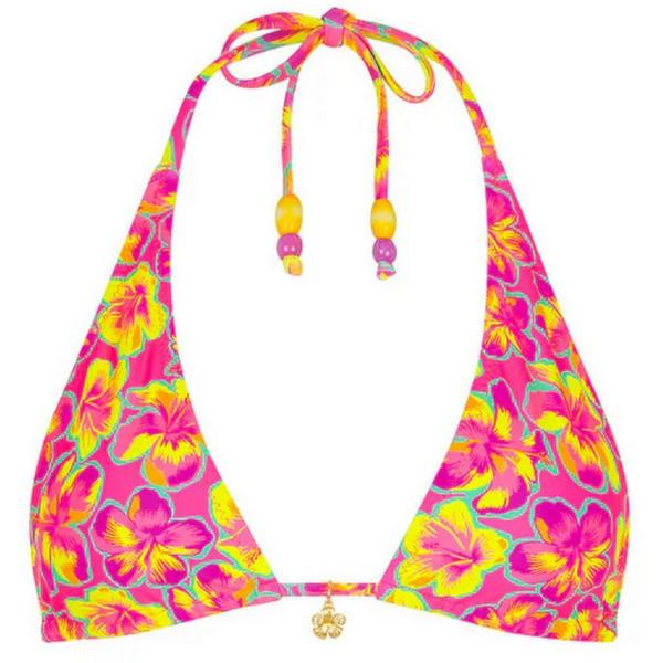 Women's Kulani Kinis Classic Tie Halter Swim Bikini Top Juniors Small Sun Pop | Scheels Sports