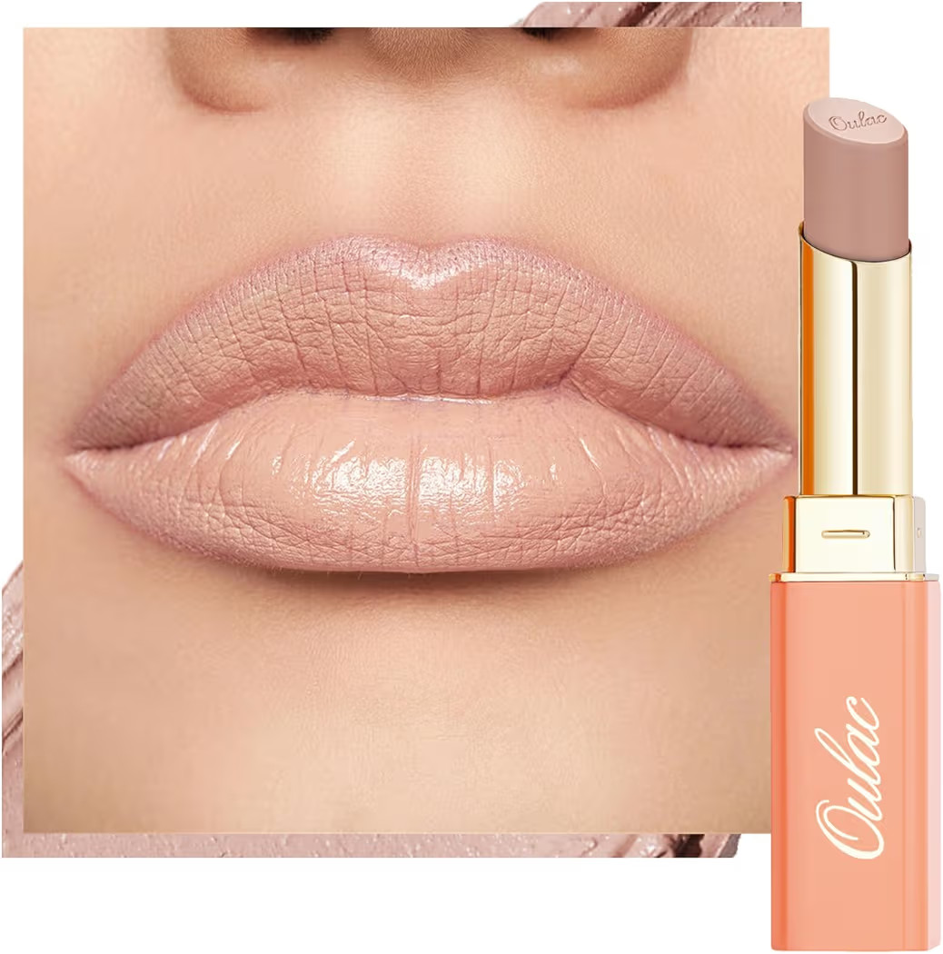 Oulac Beige Lipstick for Women, Pale Nude Matte Lip Base, Full Coverage Lip Color, Satin Matte Fi... | Amazon (US)