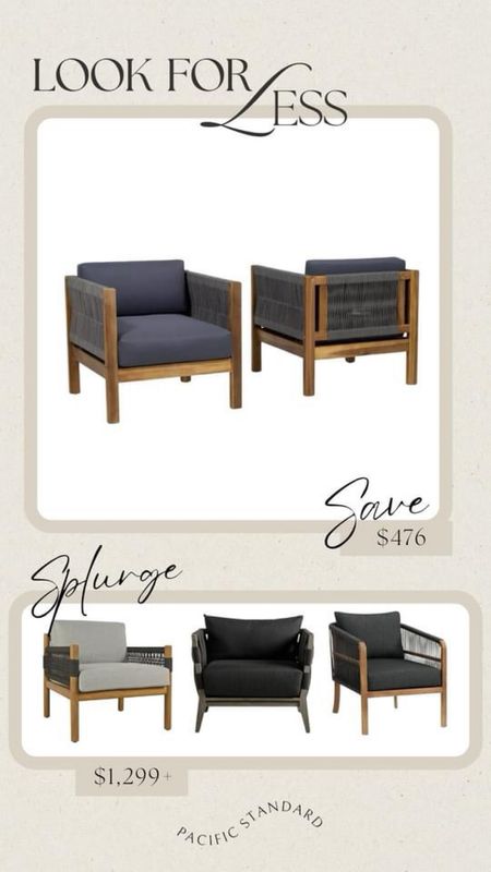 Daily Find #503  |  Designer-Inspired Acacia Wood Club Chair Teak/Gray (set of 2) #lookforless



Outdoor patio furniture, woven patio furniture 

#LTKSeasonal #LTKhome