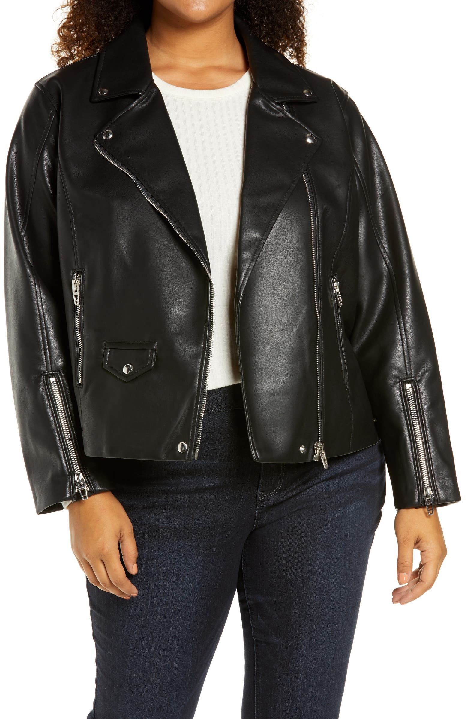 Faux Leather Moto Jacket | Nordstrom