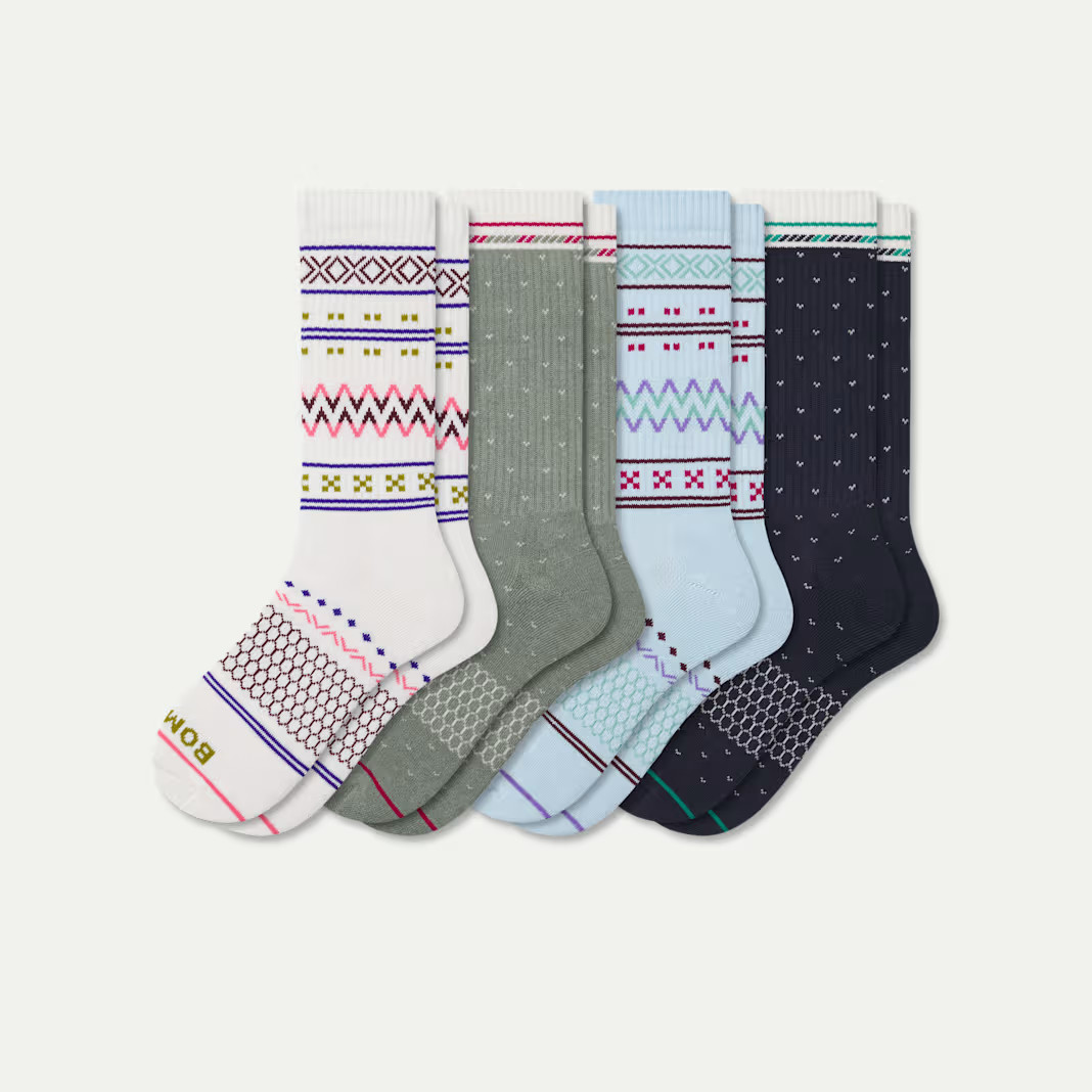 Women's Holiday Calf Sock 4-Pack | Bombas