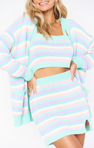 Nineties Knit Skirt ~ Pastel Dream Knit | Show Me Your Mumu