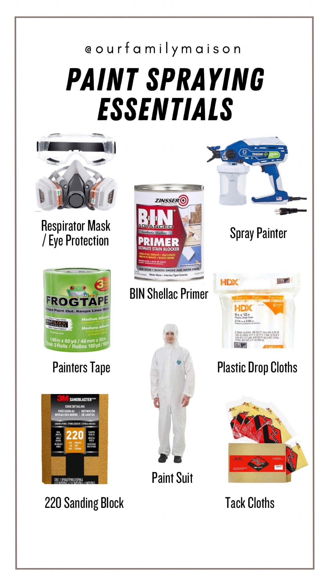 Spray Painting Essentials #LTKDIY

#LTKhome