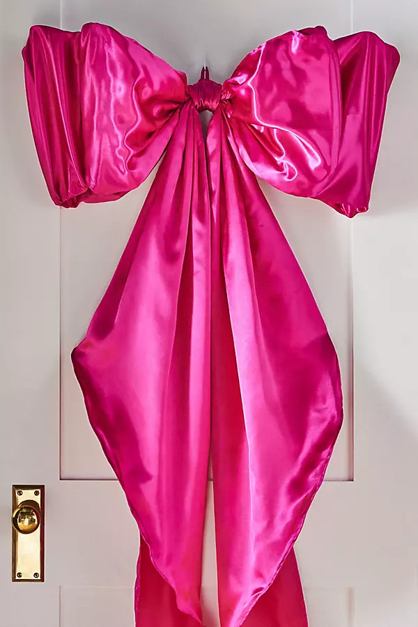 Satin Bow Tree Topper | Anthropologie (US)
