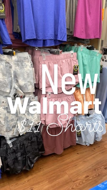 Comment “LINK” to get links sent directly to your messages. These new $11 Walmart shirts come in so many pretty spring colors, have pockets, great length and lined 10/10 ✨ 
.
#walmart #walmartfashion #walmartfinds #walmartstyle #workoutshorts #momstyle #affordablefashion #affordablestyle #workoutclothes 

#LTKunder50 #LTKsalealert #LTKfit