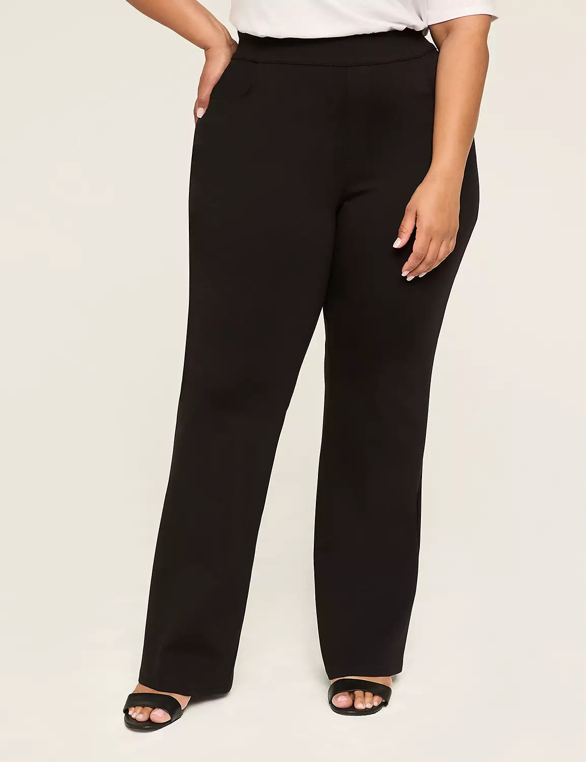 Ponte Pull-On Boot Pant | Lane Bryant (US)